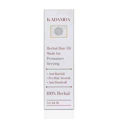 Kadamba Herbal Hair Oil - Anti Hair Fall & Hair Growth Formula - Anti-Dandruff & Scalp Repair - 100 ml